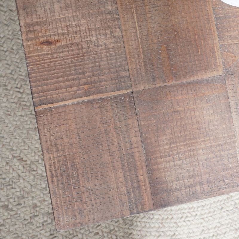 Table basse rustique en bois industriel
