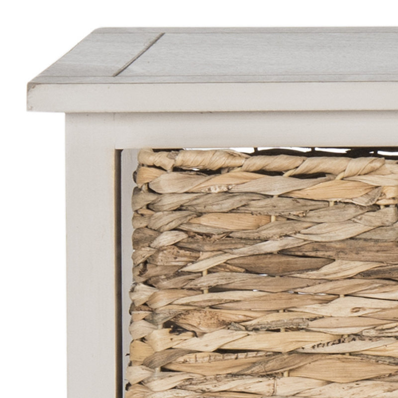 Painswick Solid Wood Accent Chest, Vintage Gray
