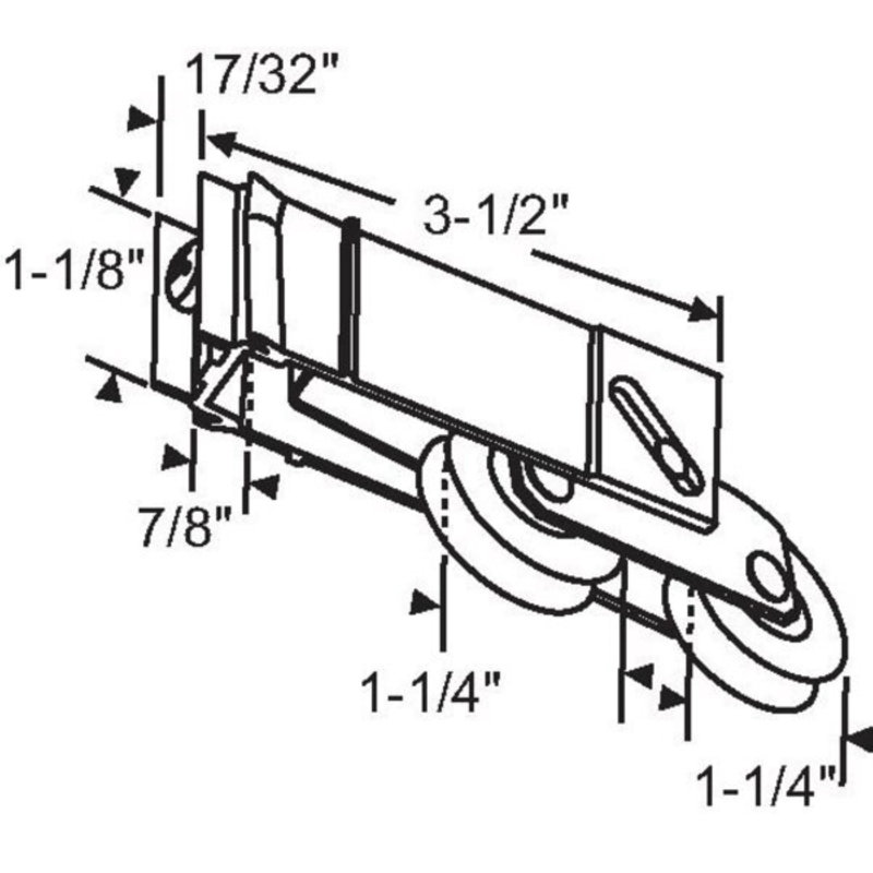 Thermalume Tandem Door Rollers