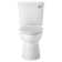Toilette allongée deux pièces vormax plus combo double chasse (siège inclus)