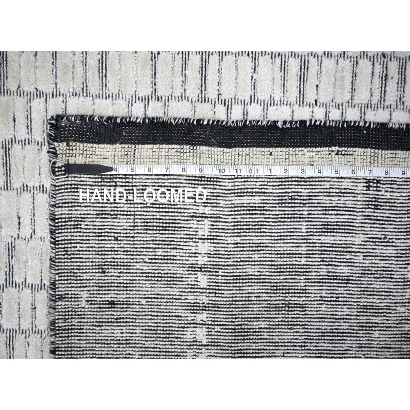 Très grand tapis oriental moderne en laine et soie tissé à la main 12 pi 2 po x 15 pi D4487689AD4F4C36B9B39834CFA2F0A8