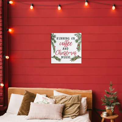 «Coffee & Christmas Music Canvas», conception par Dogwood Portfolio