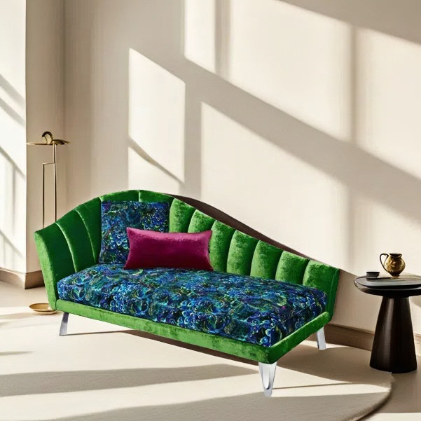 Chaise longue à la mode créative, Orienté à gauche (vu de face)