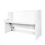 Lit escamotable avec bureau Murphy, meubles de chambre à coucher idéaux pour les petits espaces, lits gigognes horizontaux et verticaux et meubles compacts