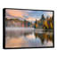Feuillage d'automne au bord du lac - reproduction de photo sur toile-55631109-55631108-119721434