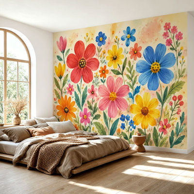 Papier peint adhésif auto-adhésif moderne pour la chambre à coucher Peel and Stick L 69 po x l 96 po