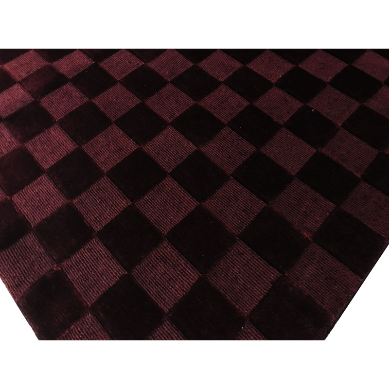 Hand-Knotted High-Quality Red Area Rug