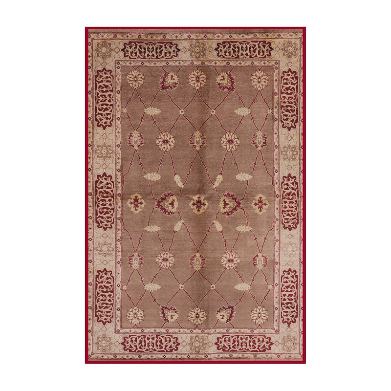 Tapis oriental brun Garbo, Rectangle 7 pi x 10 pi