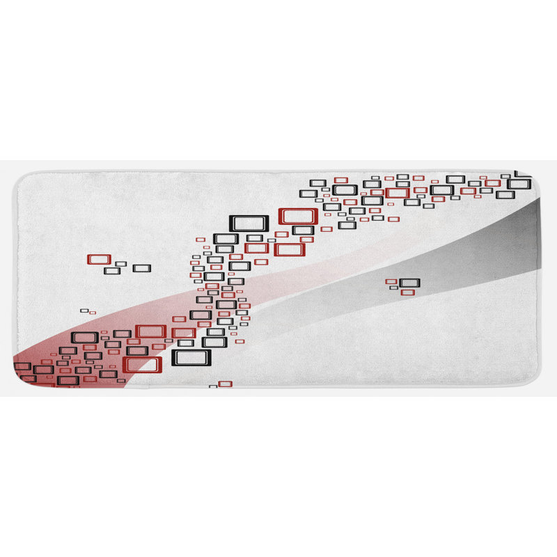 Tapis de cuisine abstrait