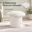 Pouf ottoman rond moderne rembourré de 16 pouces pour salon-1489801799