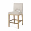 Ensemble de 2 tabourets de comptoir 27 pouces, tissu-839057916-839057917