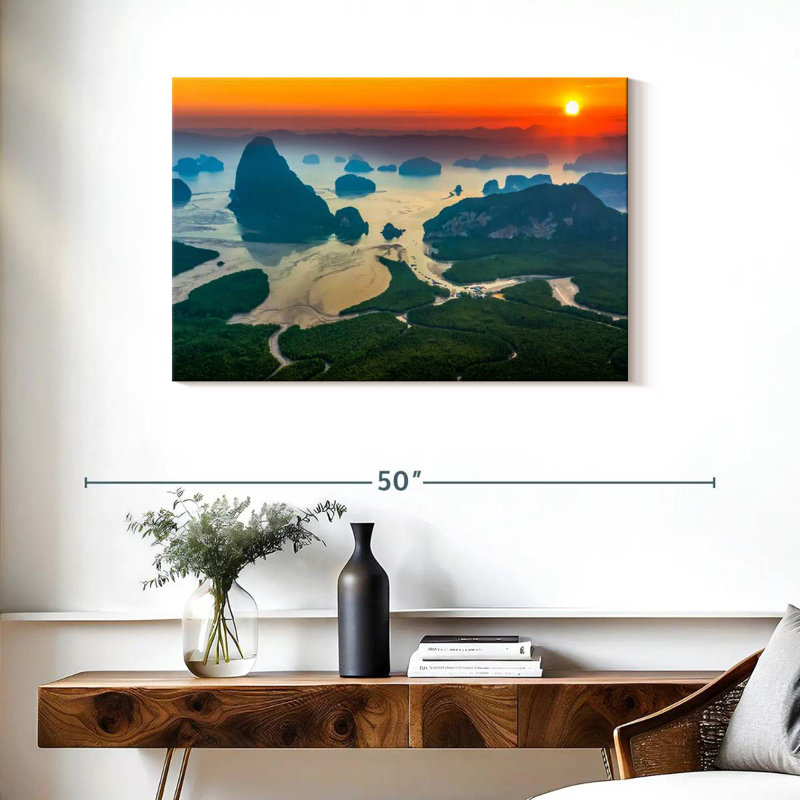 Kavia Phang Nga Bay Sunrise, 24" H x 36" W