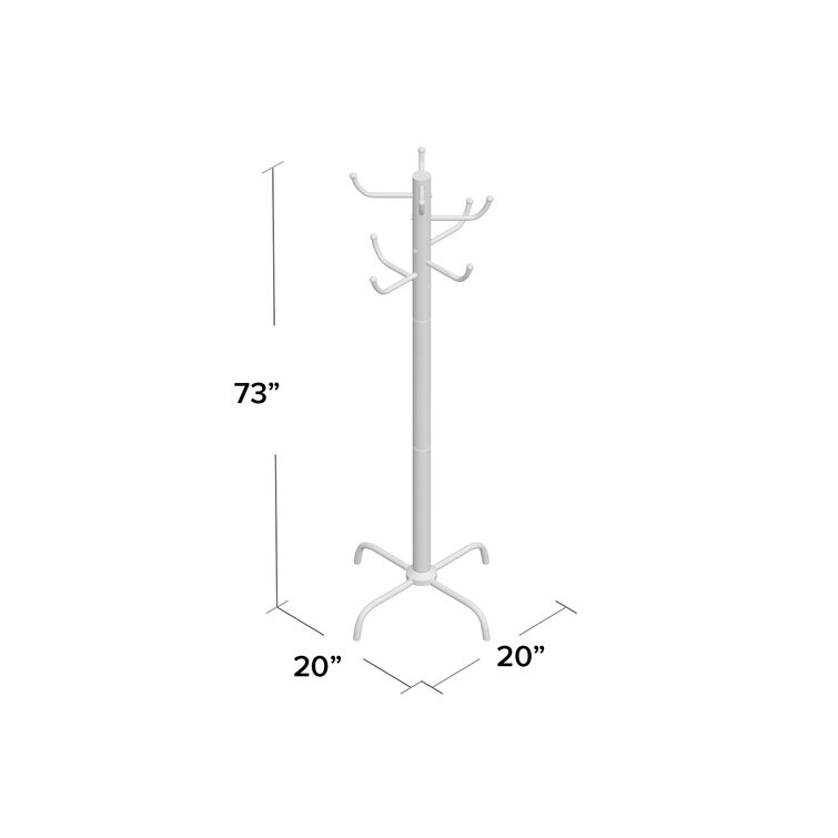 Jequarius Steel Freestanding Coat Rack