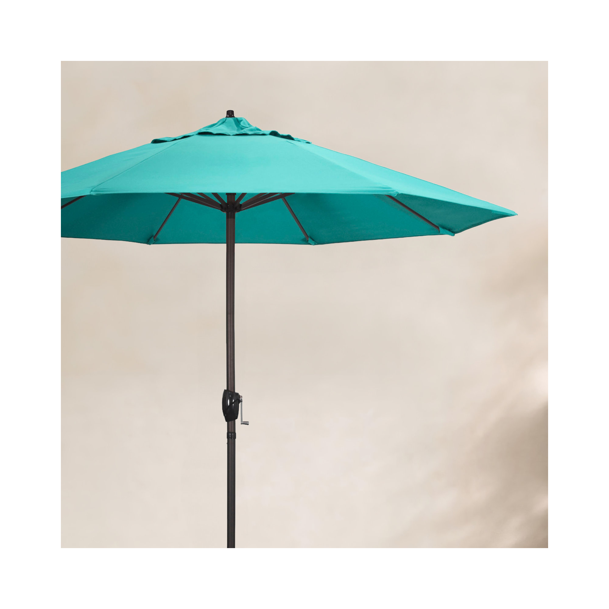 9' Market Sunbrella Umbrella, Canvas Aruba Sunbrella® Canvas