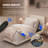 Twin XL Adjustable Bed Base with Segmented Design, Easy Assembly, Oxford Fabric Upholstery, Wired Remote Control, Whisper-Quiet Durable Motor, Mattress Retainer, No Box Spring Needed