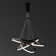 Meranda 3 - Light Dimmable LED Tiered Chandelier
