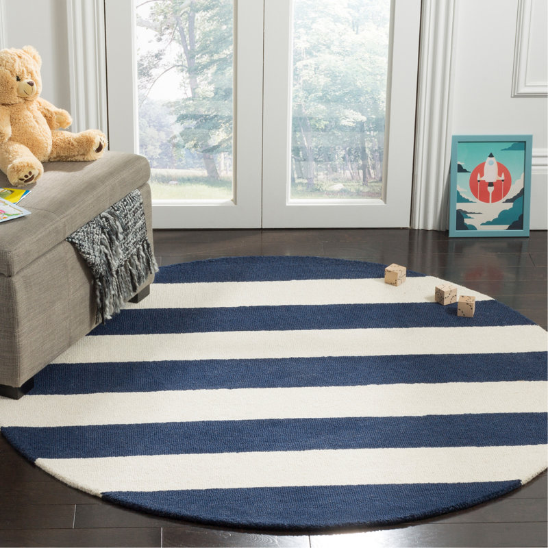 Fairchild Hand Tufted Wool Rug, Round 5'