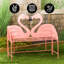 Banc de jardin en métal Flamingo