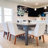 Upholstered Side chair in Off-White