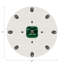 Asscher Vegan Leather Round Pebble Placemat-1871282242