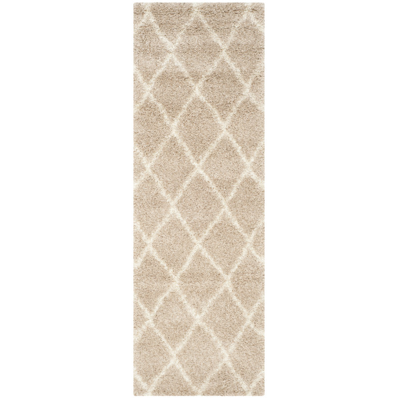 Zoey Geometric Hand Woven Area Rug, Runner 69 x 213 cm