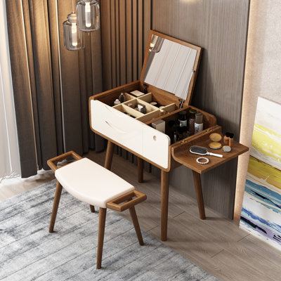 Latousha Makeup Vanity Set, Powerful Storage by George Oliver