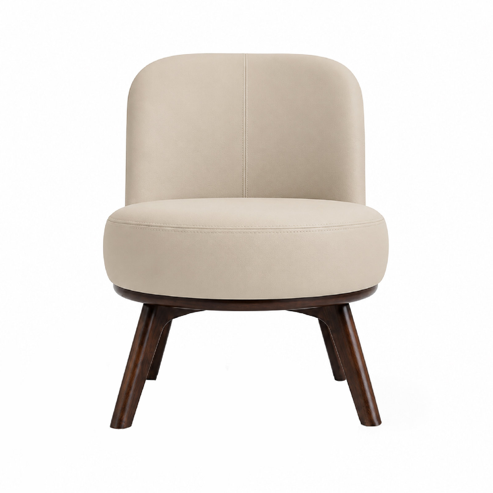 Modern 26.38"W Accent Chair,Wooden Legs