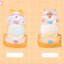 Mignon chat, support de téléphone portable, résine, mini support de téléphone portable, ornement de bureau pour le bureau de la chambre à coucher, gingembre