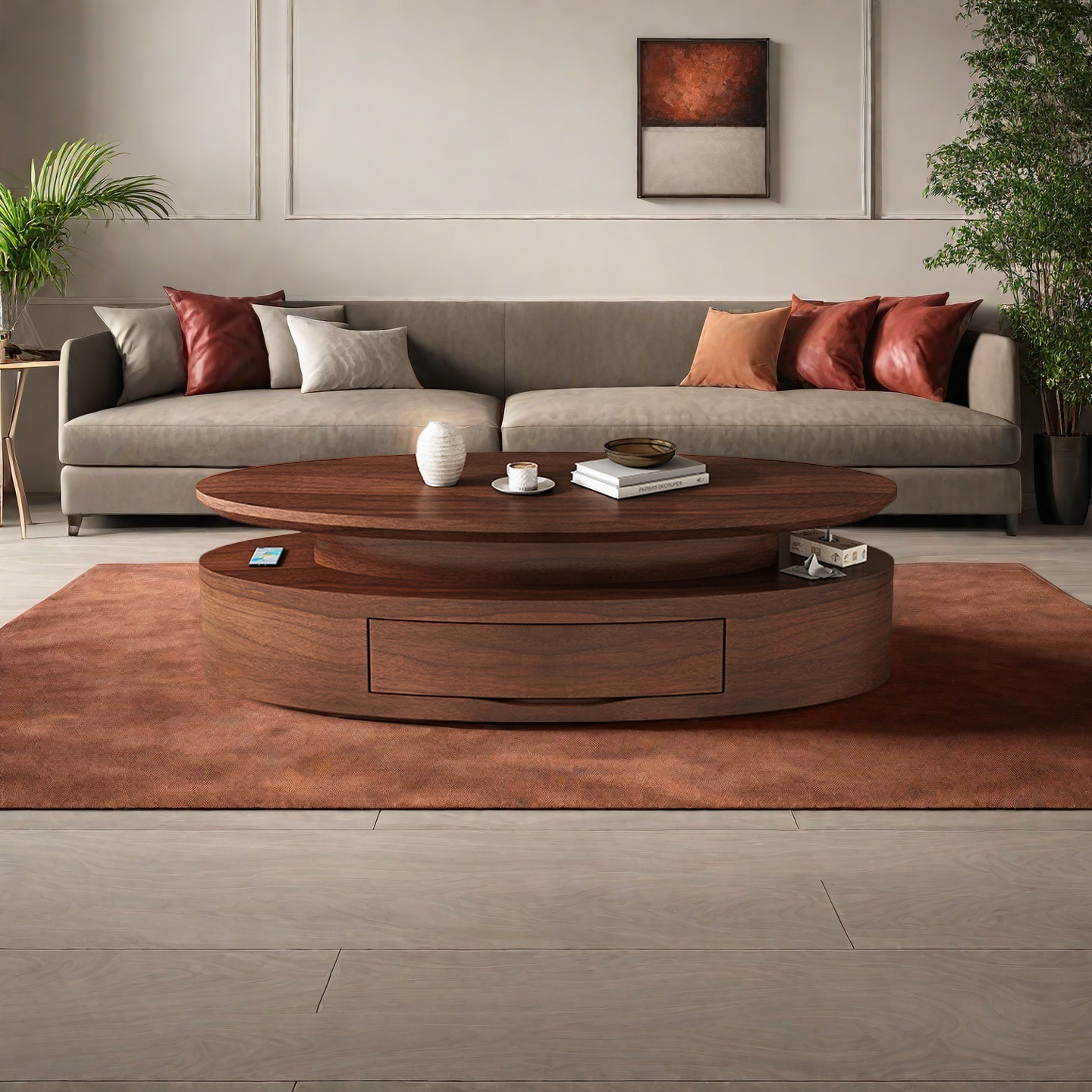 View of Hokku Designs Modern Minimalist Style Coffee Table | Wayfair