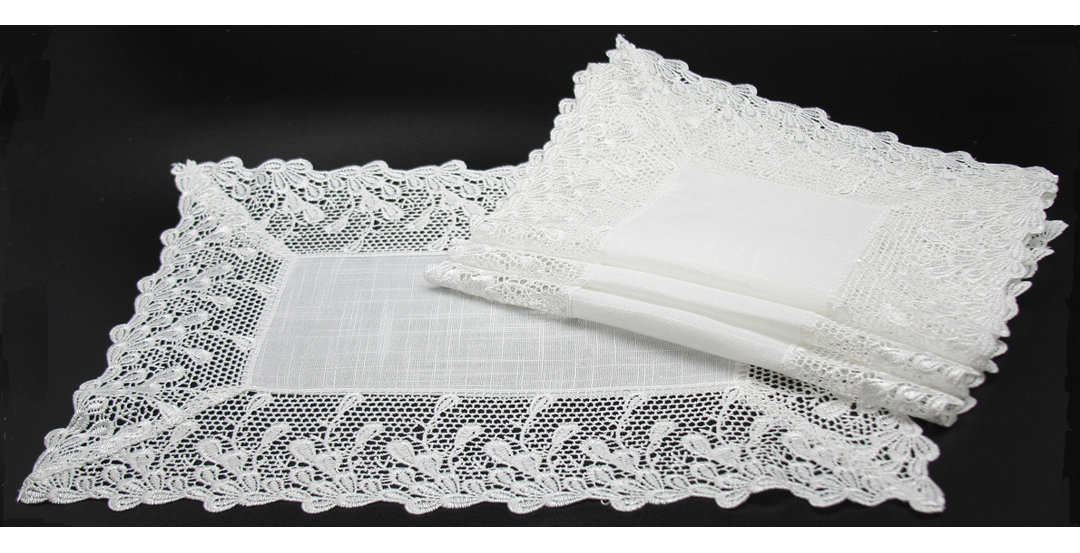 Oakham Polyester Rectangle Placemat (Set of 4) Ophelia & Co. 