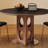 Black Round Sintered Stone Dining table-611917483