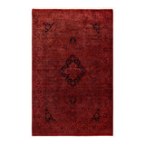 Fine Vibrance One-of-a-Kind 4' 1" X 6' 5" Hand Knotted Area Rug