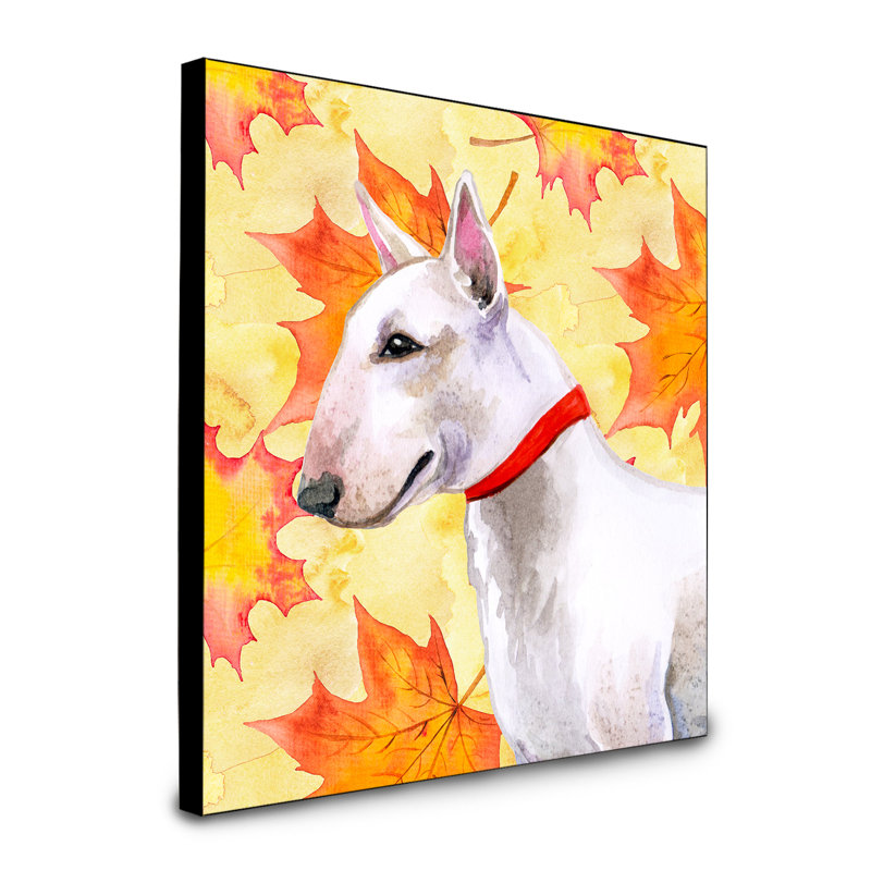 Cannes Animals Artwork Wall Panel, Bull Terrier