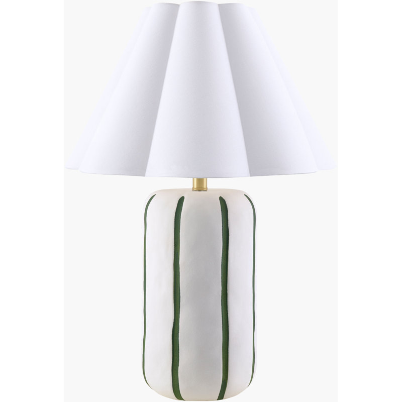Lampe de table Dewey Lowrey, Vert, H 25 po x l 18 po x P 18 po