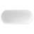 63" Freestanding Solid Surface Bathtub, Matte White, Center Drain, Overflow And Pop - Up Easy To Clean, Modern Style For Bathroom Make Over Maintain, Revamp
