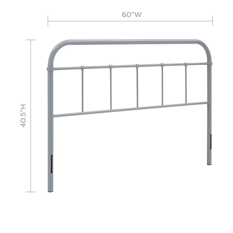 Lomita Headboard, Gray, Queen