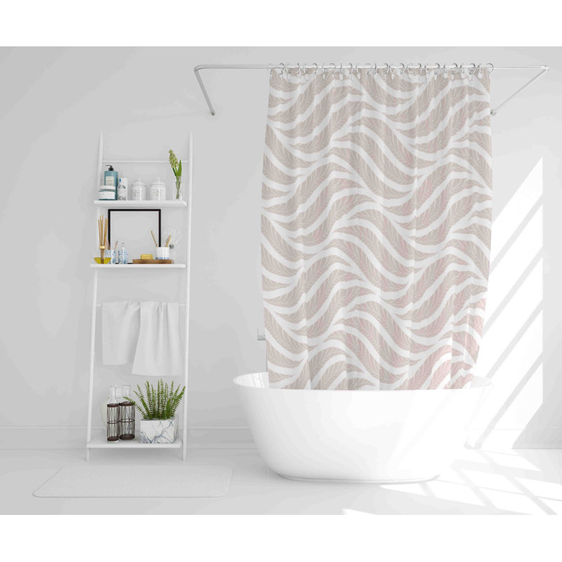 Whittney Polyester Shower Curtain, 177cm H x 177cm W