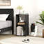 Ensemble de 2 compartiments de rangement cubiques empilables, café-1072399297