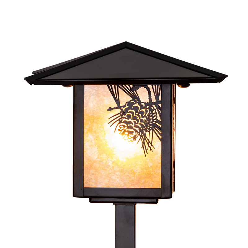 22" High Seneca Winter Pine Landscape Fixture