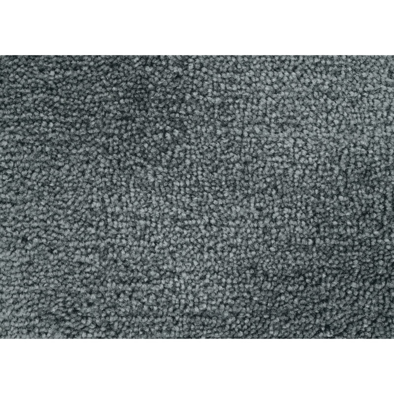 Ensemble de tapis de bain traditionnel en nylon ultra doux 5 pièces avec envers antidérapant Mccluney, Gris foncé