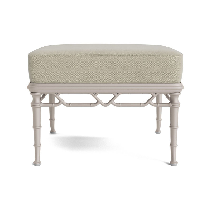 Calcutta Outdoor Ottoman, Fushion Neptune, Dove
