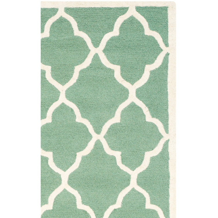 Cannen Hand Tufted Wool Geometric Rug