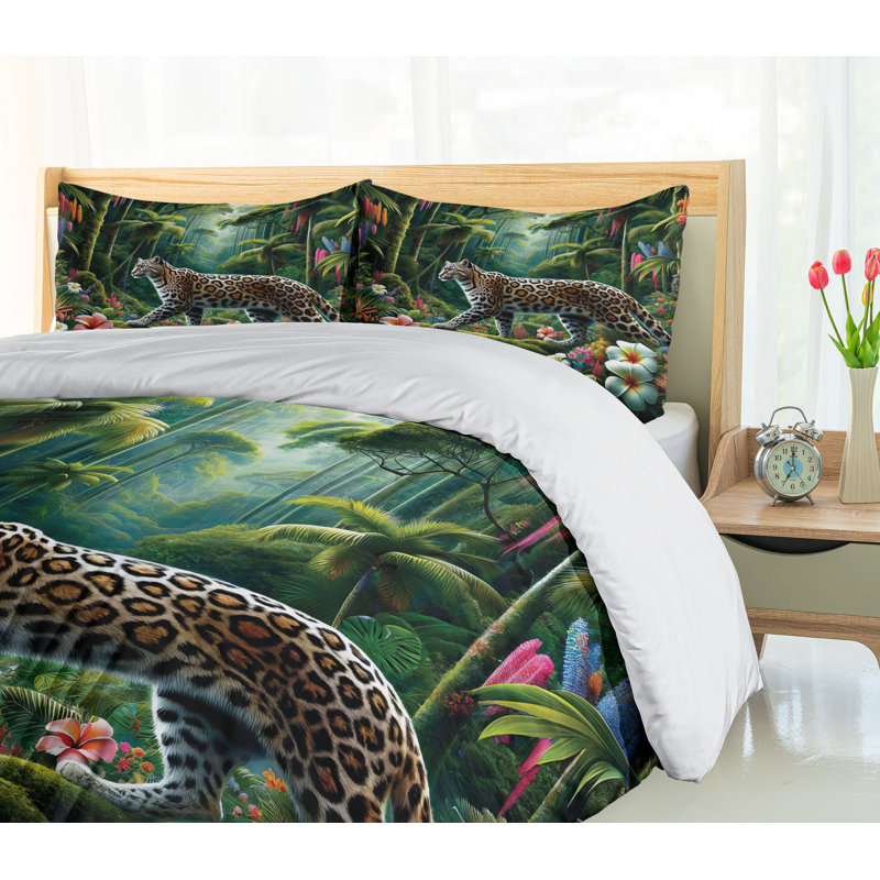 Cat Duvet Cover, King Duvet Cover + 2 Standard Shams
