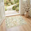 Tapis floral avec imprimé d'oiseaux botaniques et plantes lavables antidérapantes-1424719507-1410635006