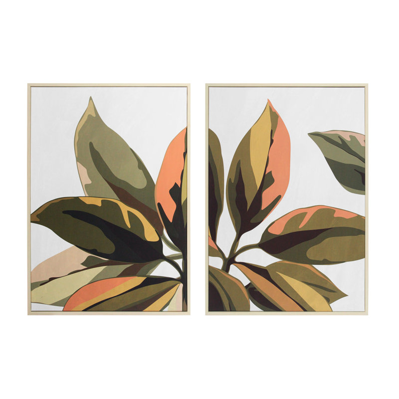 2 Piece Single Picture Frame Set on Canvas