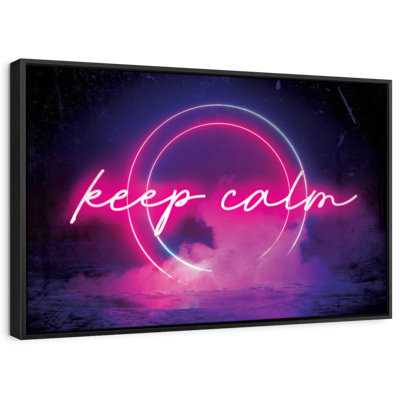 Tergel Keep Calm Neon