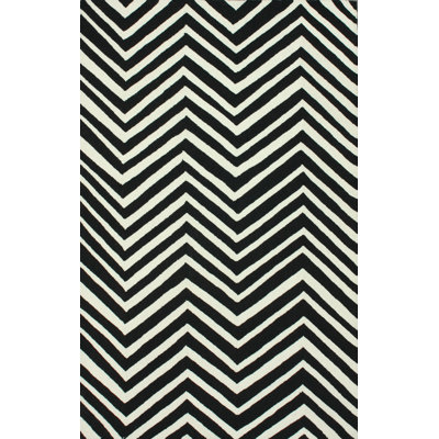 Tapis chevron noir Oneil