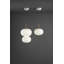 Ilargi - S/32 LED Dimmable Pendant - TRIAC/0-10V Dimmable - Light Wood Rod - White Opal Matte Glass