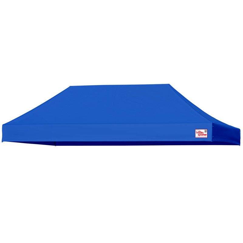 Couvercle de remplacement pour auvent Tradesparker 10 x 20 avec 6 sacs de poids, Bleu