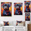 Popart Pug Parade VI sur toile-414341390-414341387